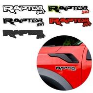 1Pcs 3D Metal Car Rear Bumper Trunk Emblem Sticker Badge Decal For Ford Raptor SV1 Logo F150 F250 F3
