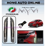 PERODUA MYVI 2022 MYVI NEW OEM FRONT BUMPER LED DAYLIGHT LED DAYTIME RUNNING LIGHTS WITH RUNNING SIG