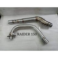 RAIDER150 Carb 54mm exhaust neck pipe stainless