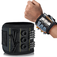 Magnetic Wristband For Holding Screws,Nails, Drilling Bits,Wrist Tool Holder Belts With Strong Magne