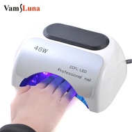 48W Ultraviolet LED Nail Lamp Professional Nail Dryer Gel Ultraviolet Nail Care Lamp 3 Gear Optional