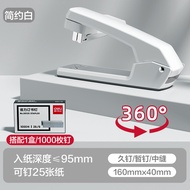 Lordwey Tập Sách Stapler Máy dập ghim để bàn chịu lực cao 360 Độ Xoay Ràng Buộc Phụ Kiện Cho Xây Dựn