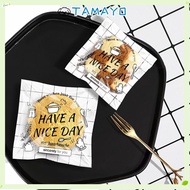 TAMAYO 100Pcs Candy Gift Bags, Party Decor Transparent OPP Self Adhesive Pouch, Package Supplies Pla