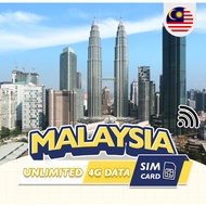 Malaysia sim card 1-7 Days Unlimited data 4G LTE