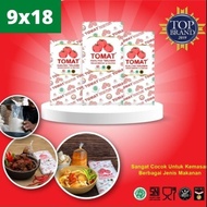 Tomato brand PE plastic bag 9x18 contents 250gr/pack