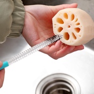 Straw Bottle Brush Cleaner Multifunctional Stainless Brushes Cleaning Cup Steel Kitchen Lotus Q7f5