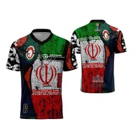 Iran National Team Jersey Iran Short Sleeve Supporter Shirt/ Latest FIFA 2026 World Cup T-Shirt/ Wor