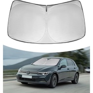 Windshield Sun Shade for Volkswagen VW Golf Mk8 2022 2023 2024 Accessories Custom-fit Windshield Sun