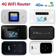 4G/5G Wireless WIFI Router 150Mbps 4G LTE WiFi Repeater Portable Pocket MiFi Modem With Sim  Slot 3000mAh Car Mobile Hot