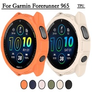 Case For Garmin Forerunner 965 Watch Cover Durable and Flexible TPU Hollow Watch Decoration Shell Ac