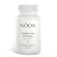 NOOR HAIR Healthy Hair Formula, Hair Growth Supplement Supporting Thick Hair and Fast Hair Regrowth.