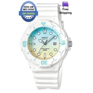 [Ladies] 100% ORIGINAL CASIO LRW-200H-2E2VDR Fashionable Diver Design Resin Starp Ladies Watch