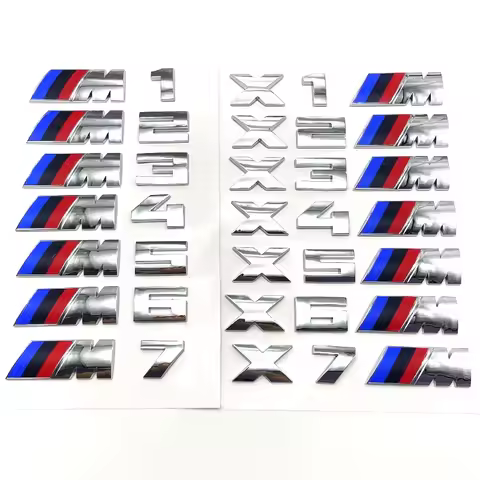www 3D Rear Trunk Emblem Badge Car Sticker BMW E46 E60 E64 F10 F20 F30 F06 F12 F13 E90 E92 E93 F80 F