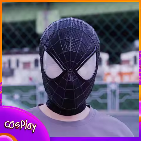 Venom Spider Man Cos Mask Halloween Cosplay Props Movie Superhero Adult 1:1 Wearable Mask High Quali
