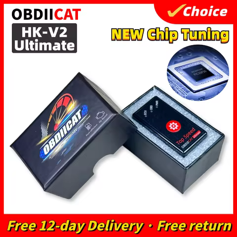 HK-V2 New PRO/Ultimate Version Super OBD2 Chip Tuning Box 7Major Functions Increase Power Save Fuel
