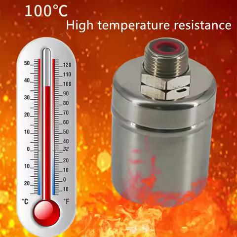 1/2" Stainless Steel Floating Ball Valve Automatic Water Level Control Valve Float Valve Water Tank 