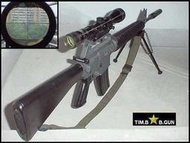 步槍M16系列專用3-9X32狙擊鏡含鏡環加提把軌道組(M4A1.M16A2.65K2.M177.M16A1)都適用