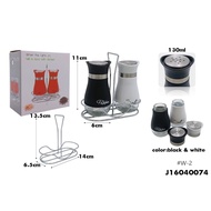 MIKU Salt & Papper Shaker Set / Salt Holder, Pepper Set / Salt Container