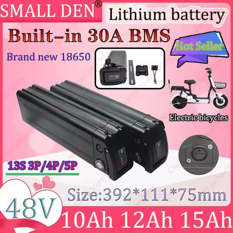 New 18650 48V 10Ah/12Ah/15Ah Li-ion Battery 6000 Cycles Suitable for 54.6V Car Built-in Battery High