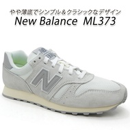 ニューバランス レディース 白 スニーカー クラシック 24.5cm New Balance ML373 TJ2/ライトグレイ 軽量 送料無料