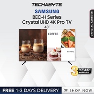 Samsung BEC-H | Crystal UHD | 4K Pro | Business TV (LH43BECH/ LH50BECH/ LH55BECH / LH65BECH/  LH75BECH /LH85BECH)