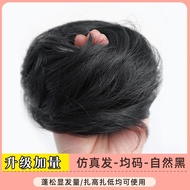 Womens Bun Hair Wig Natural Looking Hair Bun Fake Hair Bun Hair Ties Real Hair Material Hair Accesso