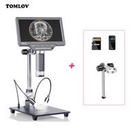 [🌷Local delivery🌷]TOMLOV 7 Digital Microscope 1200XLCD Digital Microscope for Entire Coin View Coin 