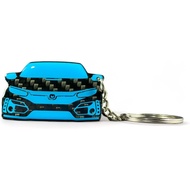 Civic TypeR Fk8 Real Carbon Fiber Keychain