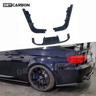 On sale V Style Car Rear Diffuser Bumper Spoiler Rear Splitters Canards Flaps Body Kits Accessories 