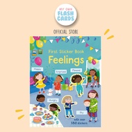 Feelings - First Sticker Book - Emotional Children's Sticker Book - Imported English Children Book Emotion Activity