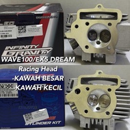 EX5 DREAM/WAVE100 HEAD RACING LEO 24/28 23/27 23X27 24X28 MM TAIKOM TOBAKI KOZI GL ESPADA FURIOUS ON
