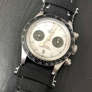 TUDOR 帝舵 碧灣計時型 BLACK BAY CHRONO 79360NWT-LS / 79360N 白面_皮帶