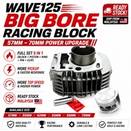 Block Racing Wave125 57mm 60mm 62mm 65mm 68mm 70mm Wave125 Racing Block Honda Wave 125 Blok Racing