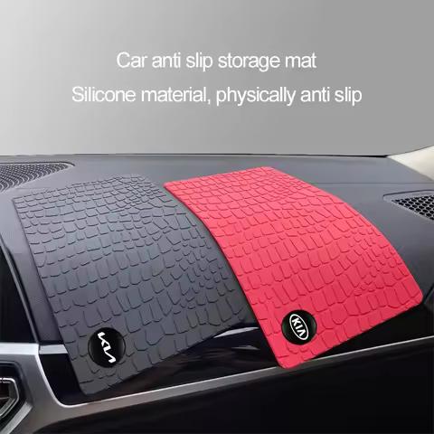Car Dashboard Storage Anti Slip Pad Phone Store Items Mat For KIA K9 Sportage Niro K5 Carnival EV6 E