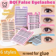 BQI Self-Adhesive False Eyelashes 120Cluster Glue-free False Eyelashes Manga False Eyelashe Reusable