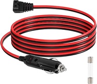 ELFCULB 12V DC Power Cord for Refrigerator, 14AWG 5FT Car Fridge Cooler Power Supply Cable for Compr