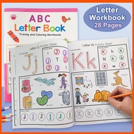 ABC Tracing Coloring Workbook for Kids Educational - Letter Hunt Activity Sheets, Find & Trace Alpha