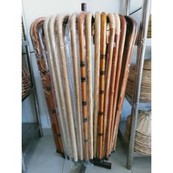Walking stick with rubber tips walking stick rotan tongkat