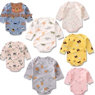 (Clear Stock) Newborn Baby Bodysuit 0-12m. Concave Legs Bear Costume Long Sleeves Bodysuits Infant C