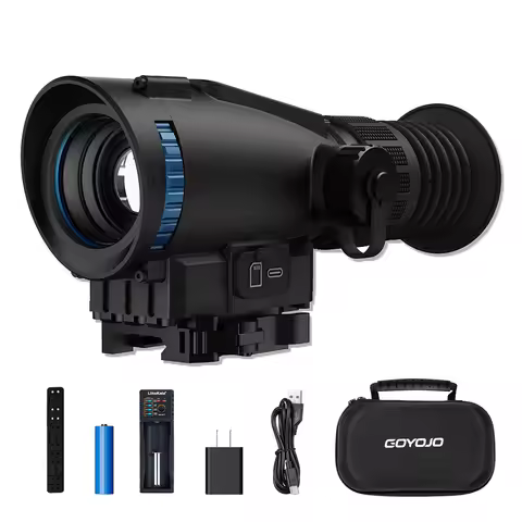 Thermal Scope 384X288 Thermal Imaging Rifle Scope for Hunting, 55Hz Refresh Rate, Thermal Scope with