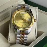 Rolex Day date  superlative chronometer Rolex Quartz analog luxurious stylish watches for men's