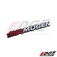 Emblem - MUGEN - 1.9x16cm // honda mugen type r rr adhesive sticker name plate word stick-on