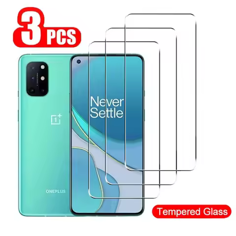 3pcs Tempered Glass For Oneplus 8T 9 9R 9RT 10T 5G Ace Pro Nord CE 2 Lite 2T N10 N20 SE N100 N200 Sc