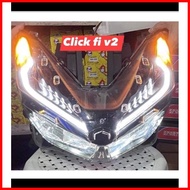 ☸ ♧ △ Honda click headlight v2 v3 click 125i 150i assembly headlight click 2 plug and play