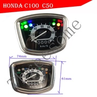 Honda C100 C50 Meter Assy Odometer Speedometer 120km