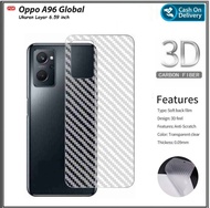 Garskin Carbon Oppo A96 Global Skin Anti Gores Belakang Hp Pengiriman Cepat Promo Di AlvaCaseAcc