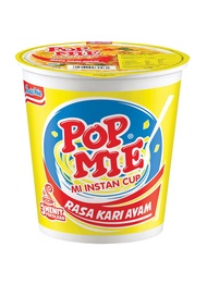 Pop Mie Rasa Kari Ayam 75 gr Mie Instan Cup