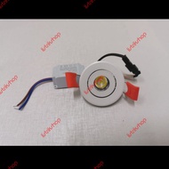 Mini Downlight Led Spot 1 Watt Round Cashing White
