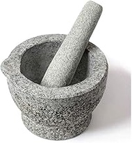 CS-YMQ Pestle and Mortar Set,Crusher Spice Grinder,Kitchen Dining Room Herb Bowl Solid Stone Granite mortar&amp;pestle (Color : As picture, Size : -)