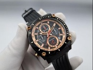 Bulova Precisionist 98B181 千分之一秒計時手錶 弧形鏡面 橡膠錶帶 測速儀內圈 防水300米